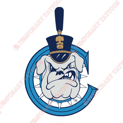 The Citadel Bulldogs Customize Temporary Tattoos Stickers NO.6567